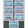 Mauritania 2013 - Fish (incl. shark) and cuttlefish - 7 stamps - MNH