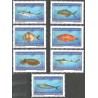 Mauritanie 2013 - poissons (dont requin) et seiche - 7 timbres **