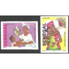 Senegal 2009 - Tribute to the mother - Bouquet of flowers - 2 st. UNPERFORATED MNH