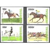 Senegal 2009 / 2012 - Horse Racing - 4 st.UNPERFORATED  MNH