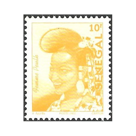 Sénégal 2002 - Mi 1959 - Femme Peulh 10 f - postes 2002 **