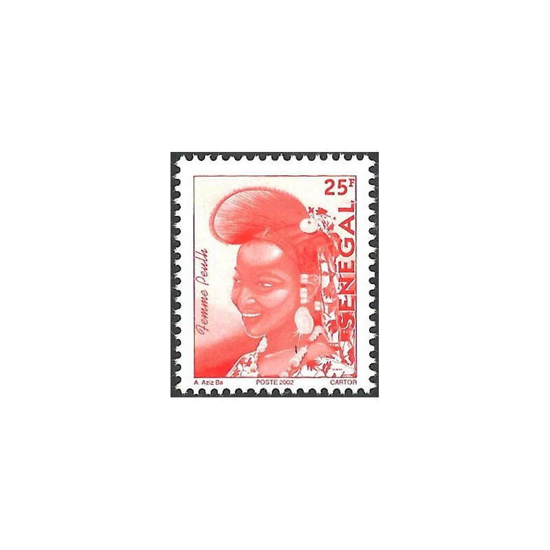 Sénégal 2002 - Mi 1961 - Femme Peulh 25 f - postes 2002 **