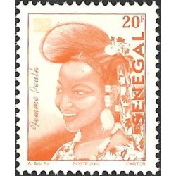 Senegal 2002 - Mi 1960 type 2 - Peulh Woman 20 f - postes 2002 MNH