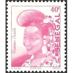 Sénégal 2002 - Mi 1962 type 2 - Femme Peulh 40 f - postes 2002 **