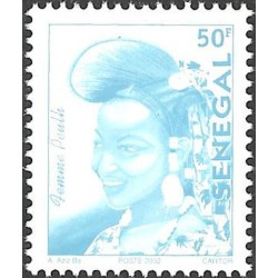 Sénégal 2002 - Mi 1963 - Femme Peulh 50 f - postes 2002 **