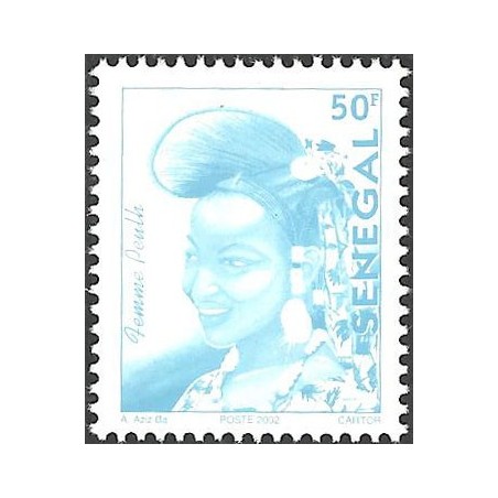 Sénégal 2002 - Mi 1963 - Femme Peulh 50 f - postes 2002 **