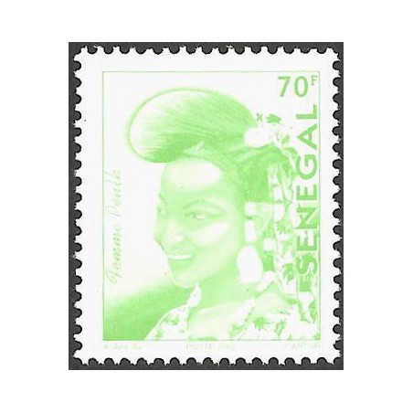 Sénégal 2002 - Mi 1965 - Femme Peulh 70 f - postes 2002 **