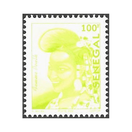 Sénégal 2002 - Mi 1966 - Femme Peulh 100 f - postes 2002 **