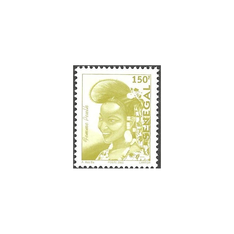 Sénégal 2002 - Mi 1967 - Femme Peulh 150 f - postes 2002 **