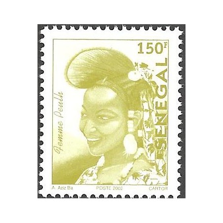 Sénégal 2002 - Mi 1967 - Femme Peulh 150 f - postes 2002 **