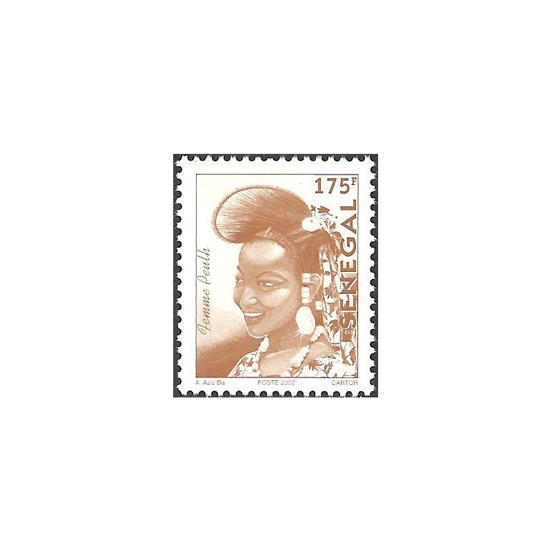 Sénégal 2002 - Mi 1968 - Femme Peulh 175 f - postes 2002 **
