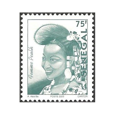 Sénégal 2003 - Femme Peulh 75 f - postes 2003 **