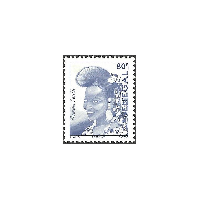 Sénégal 2003 - Femme Peulh 80 f - postes 2003 **
