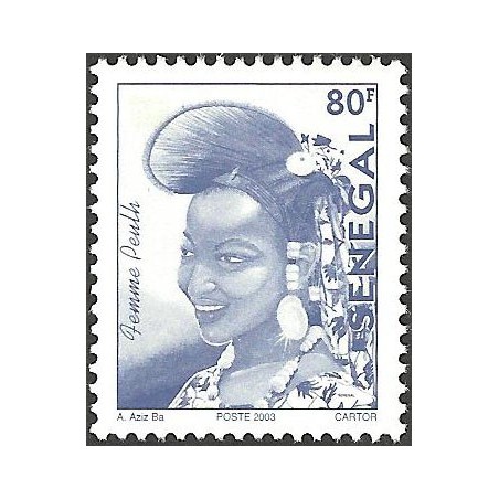 Sénégal 2003 - Femme Peulh 80 f - postes 2003 **