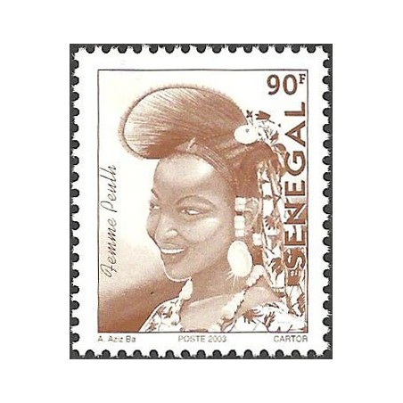 Senegal 2003 - Peulh Woman 90 f - postes 2003 MNH