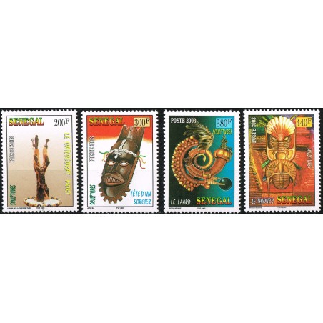 Senegal 2002 - Mi 2021 to 2024 - Senegalese sculpture - 4 st. MNH