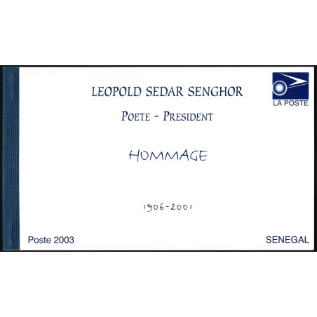 Senegal 2003 - President Leopold Sedar SENGHOR - booklet incl. 3 sheetlets MNH