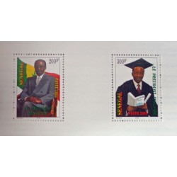Sénégal 2003 - Président Léopold Sedar Senghor - carnet avec 3 blocs **