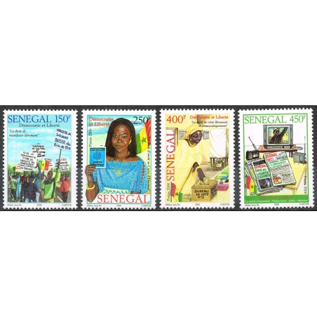 Senegal 2006/2010 - Democraty and Freedom - 4 st. MNH