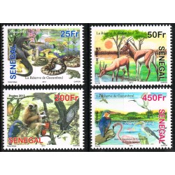 Senegal 2013 - The Geumbeul reserve - Fauna (incl. birds, snakes, ...) and Flora - 4 stamps MNH