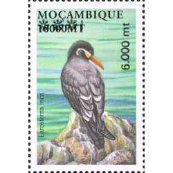 Mozambique - surcharge  6000 MT sur 10000 MT - oiseau - neuf **