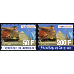 Cameroon 2014 - EMS Statue of Liberty pyramid Eiffel tower - 2 sheets - MNH