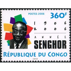 Congo 2006 - Centenaire du Président SENGHOR du Sénégal - 360 f **