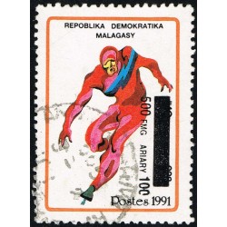 1998 - Mi 2124 - Local overprint 500 Fmg - Olympic games skating - cancelled