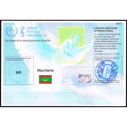 z - CN01 - International Reply-C1oupon - MR Mauritania - validity 31.2.2021 millesime 2018 used Nouakchott