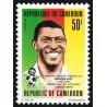 Cameroun 1993 - Mi 1208 - Football : joueur Mbappe Lepe (faciale 50 f !) **