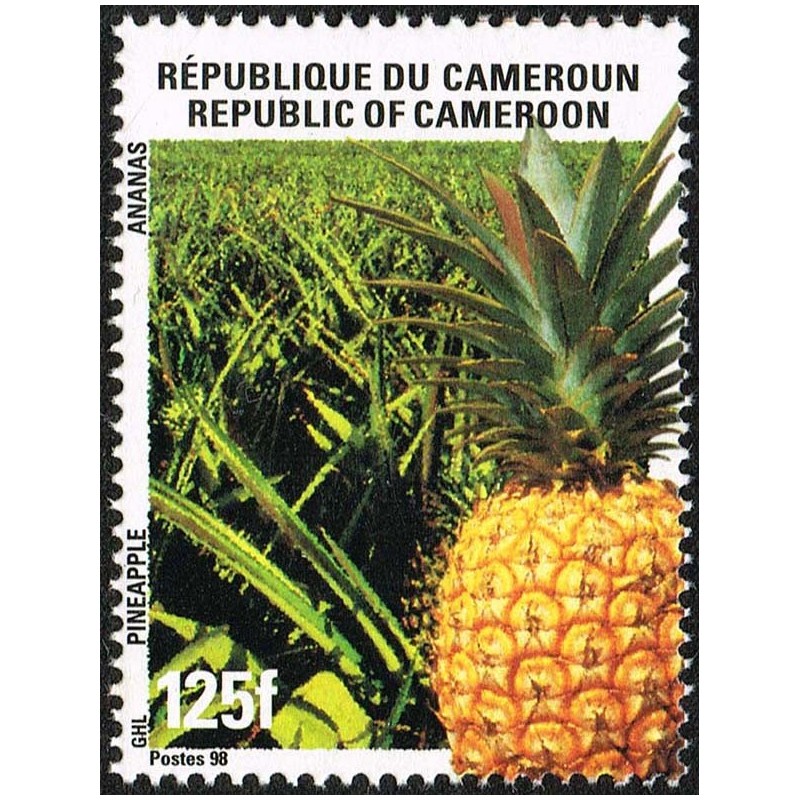 Cameroun 1998 - Mi 1227 - Ananas, faciale 125 f **