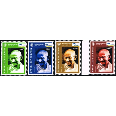 Benin 2022 - Mahatma Gandhi - 4 st. MNH