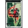 Bénin 1994 - Mi 599 - surcharge locale 135 f - Europafrique 1970 ** - cote 100 €