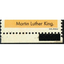 Bénin 2009 - Mi 1589 x - surcharge locale 50 f - Citation de Martin Luther King ** - cote 30 €