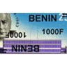 Bénin 2009 - Mi 1633 - surcharge locale 1000 f - Theodor Heuss ** - DOUBLE SURCHARGE