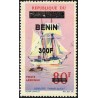 Benin 2009 - Mi 1551 x - local overprint 300 f DOUBLE OVERPRINT - Windjammers: schooner - MNH - CV 100 €