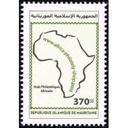 Mauritanie 2016 - Mi 1240 - Hub Philatélique Africain - 370 UM **