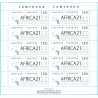 Year 2010 - Yaounde international conference AFRICA 21, 125 f - MNH - COMPLETE SHEET