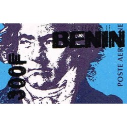 Benin 2009 - Mi 1606 x - local overprint 300 f - Ludwig van Beethoven - MNH - BEAUTIFUL VARIETY