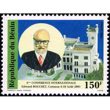 Benin 2001 - Mi 1338 - Poste 2002 - 150 F International conference on physics - Edward Boucher Abdus Salam Institute - MNH