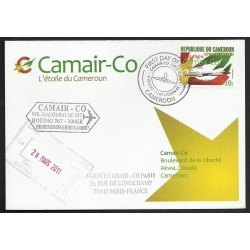 Mi xx - 2011 - nouvelle compagnie CAMAIR-Co, avion Boeing 767, env. 1er jour - 1er vol Douala - Paris