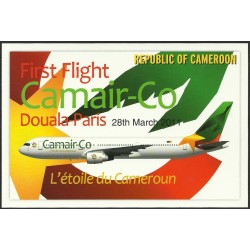 Year 2011 - new airline CAMAIR-Co, plane Boeing 767, postcard and flyer - no stamp