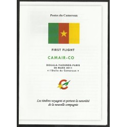 Year 2011 - new airline CAMAIR-Co, plane Boeing 767, postcard and flyer - no stamp