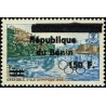 Bénin 1996 - Mi 719 - surcharge locale 150 f - Grenoble ville olympique - Jeux olympiques 1968 ** - cote 45 € - taches verso