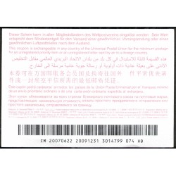 x - coupon-réponse international - validité 31.12.2009 neuf