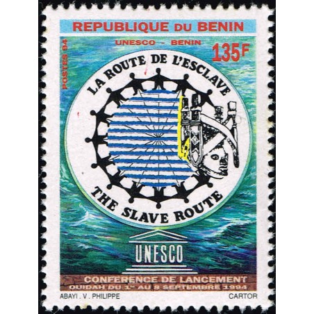 Benin 1994 - Mi 618 - The slave road - UNESCO 135 f - CV 50 € MNH