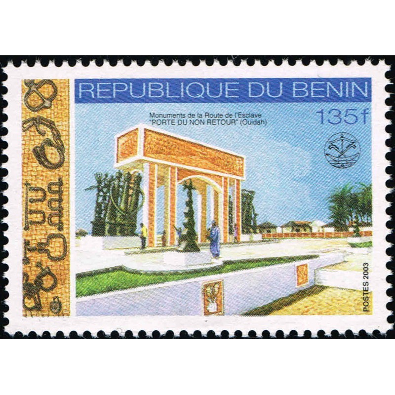 Bénin 2003 - Mi 1345 - Esclavage : porte du non retour à Ouidah - 135 f **