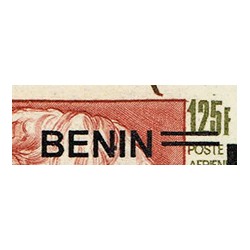 Bénin 2009 - Mi 1620 - surcharge locale 400 f décalée - Marie Curie ** - cote 50 €