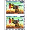 Benin 2002 - Mi 1343 types 1 and 2 - Sc 1318 1319 - local overprint 500 f - Council of the entente - MNH