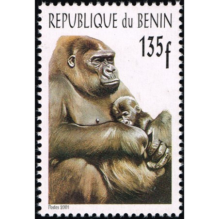 Bénin 2001 - Mi 1327 - 135 F gorille **